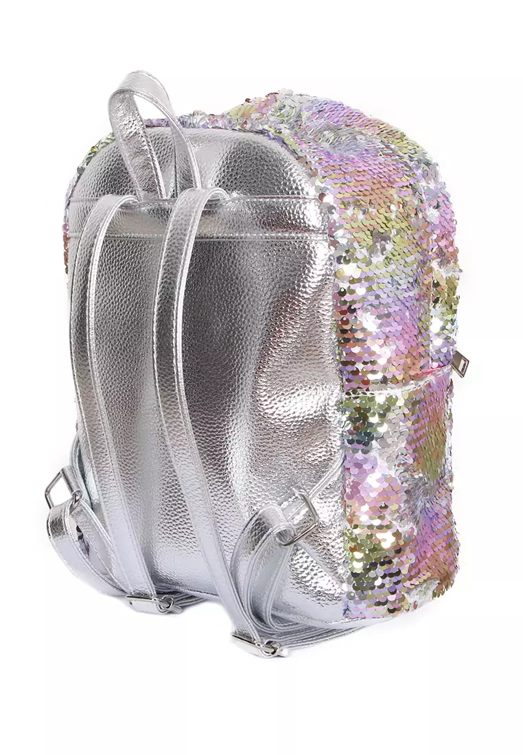 Glitter backpack deals with initial