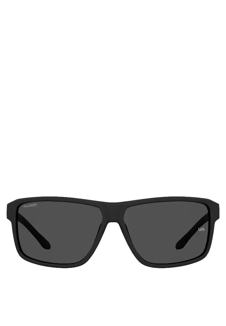 UNDER ARMOUR Sunglasses UA KICKOFF/F-003-M9, Rectangular Sharp with Matte Black color