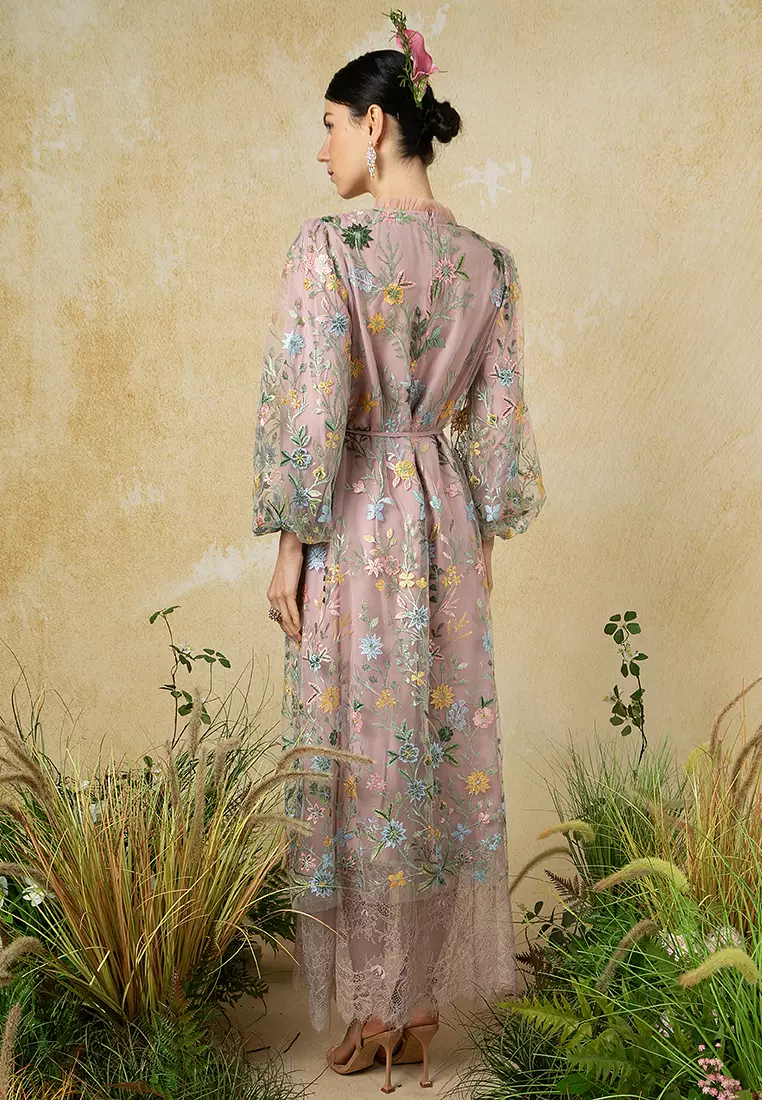 Flora Lace Flare Dress