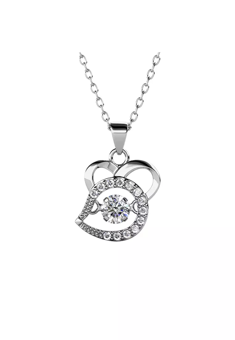 Dancing Shio Pendant Rat ( Tikus ) - Kalung Crystal Swarovski by Her Jewellery