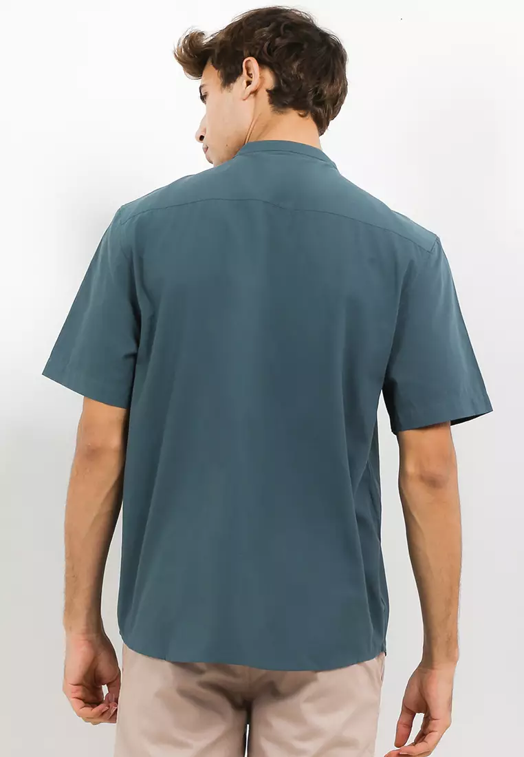 Amber Mandarin Collar Shirt