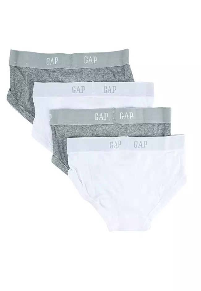 Buy GAP Organic Cotton Solid Briefs 4 Pack Online