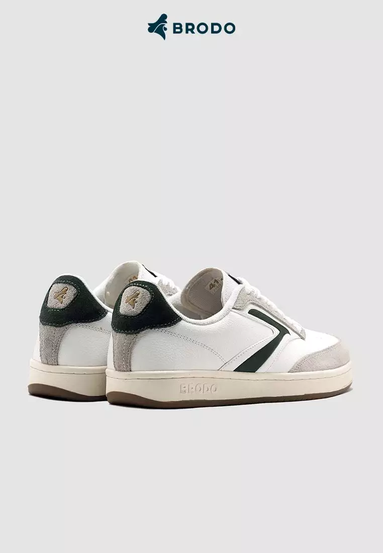BRODO - Sneakers Ace Tennis Ivory Black