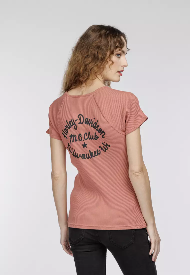 Harley-Davidson Creed Club Rib Knit Top