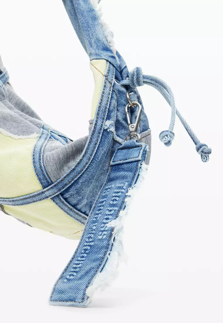 Medium Denim Patchwork Bag