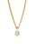 Elli Jewelry white Necklace Solitaire Classic Elegant Diamond 375 Yellow Gold D76D0ACC90643FGS_1