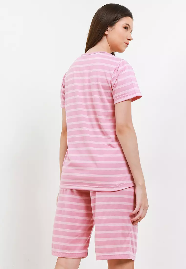 Jual Puppy Pyama Baju Tidur Short Sleeve Short Pants Set Sleepwear ...