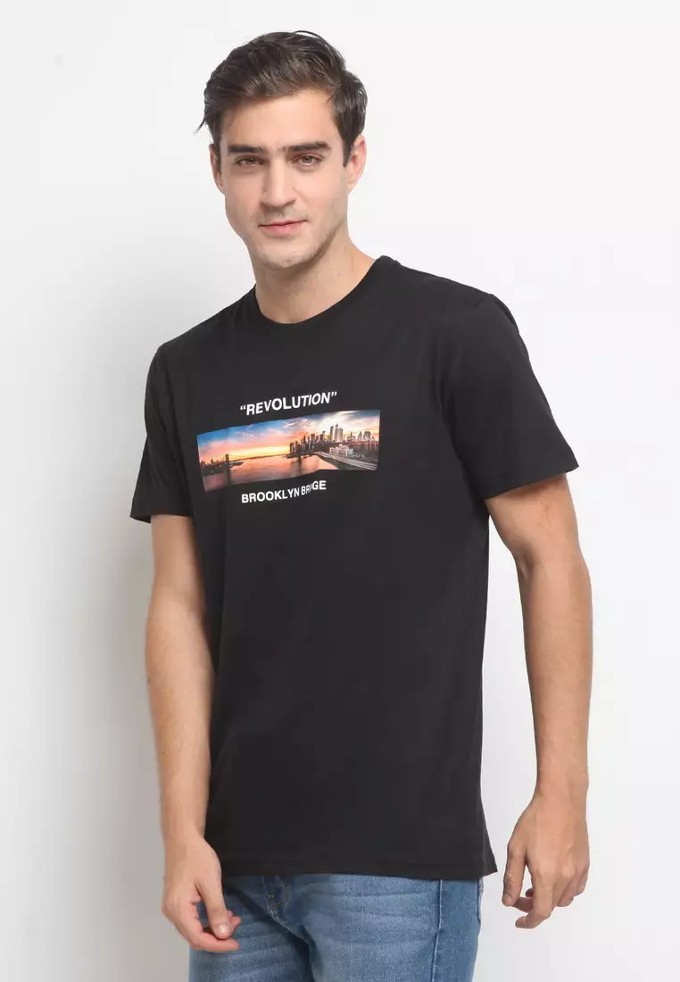 RBJ T-Shirt Cotton Combed Pria 222150011