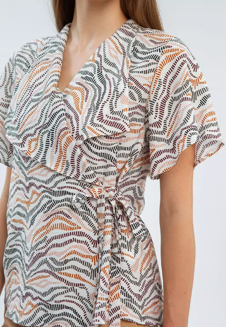 Minimal Fornace Blouse Mustard Warna MUSTARD