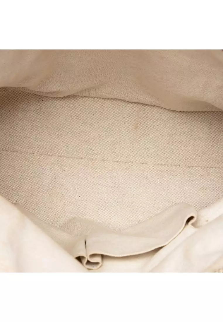 Pre-Loved Gucci Medium Gg Canvas Bree Dome Tote