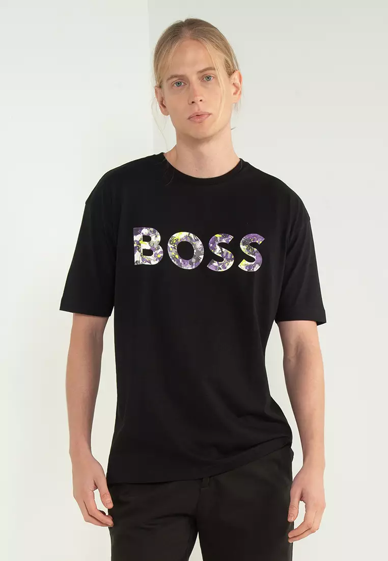 BOSS Tee Lotus T-Shirt - BOSS Athleisure 2024 | Buy BOSS Online | ZALORA  Hong Kong