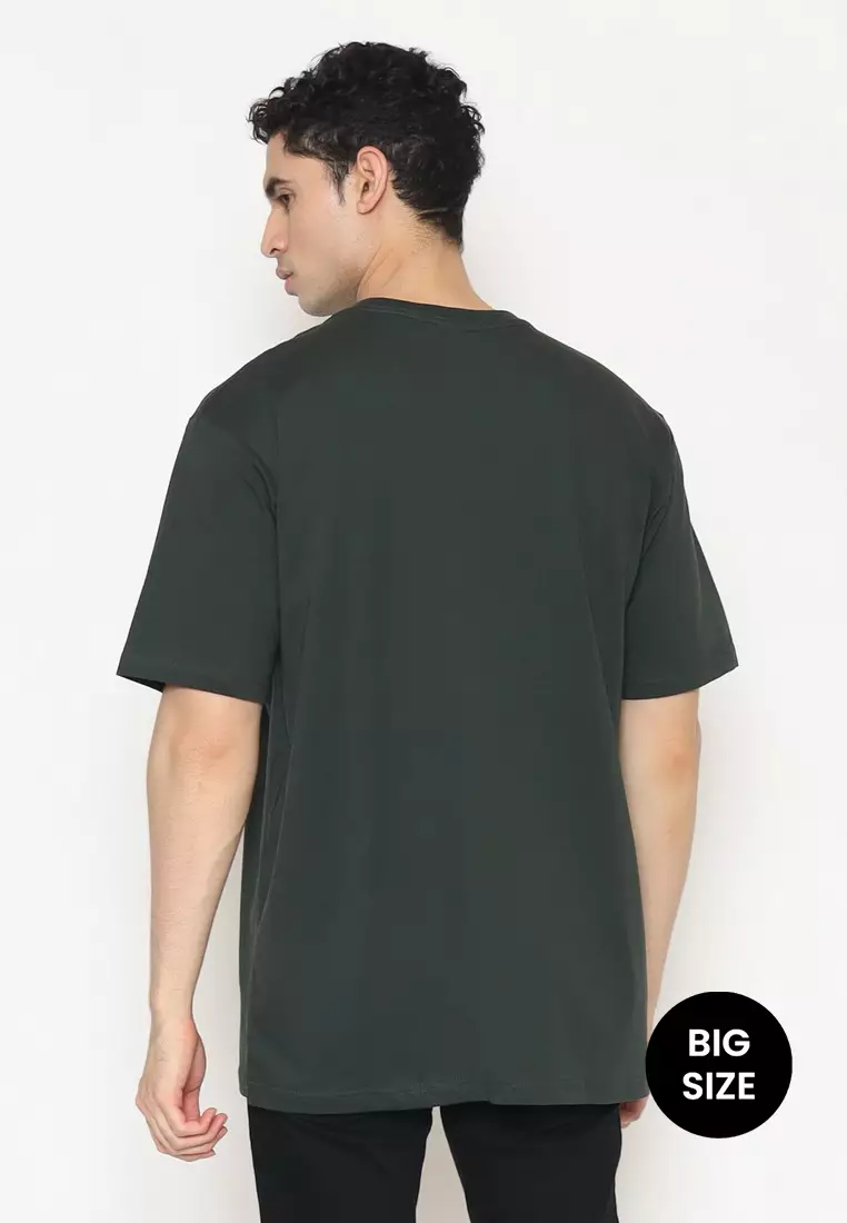 POLICE T-Shirt Cotton Combed Big Size Pria 2078280141