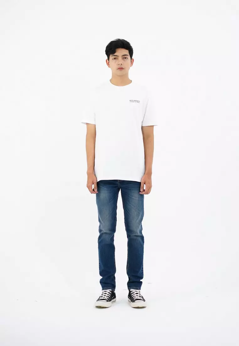 3Second Men's T-Shirt Short Sleeve Regular Fit Cotton Darry C351224