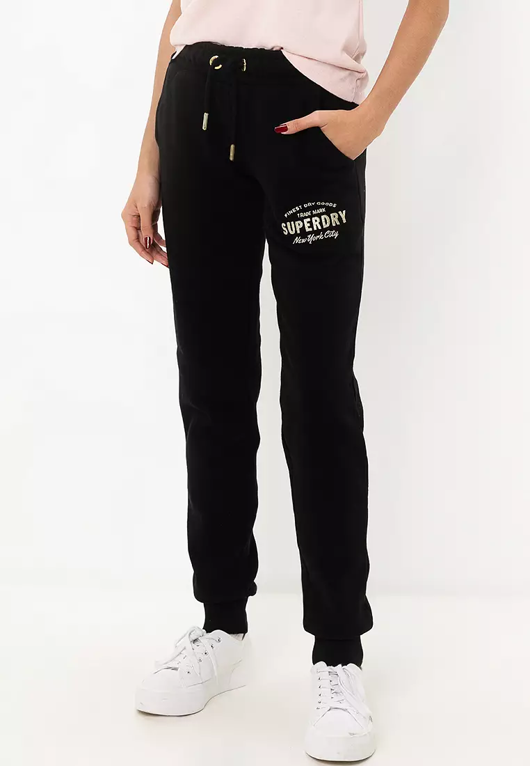 Slim Fit Superdry Non Cuffed Joggers Mens Buy Superdry Luxe