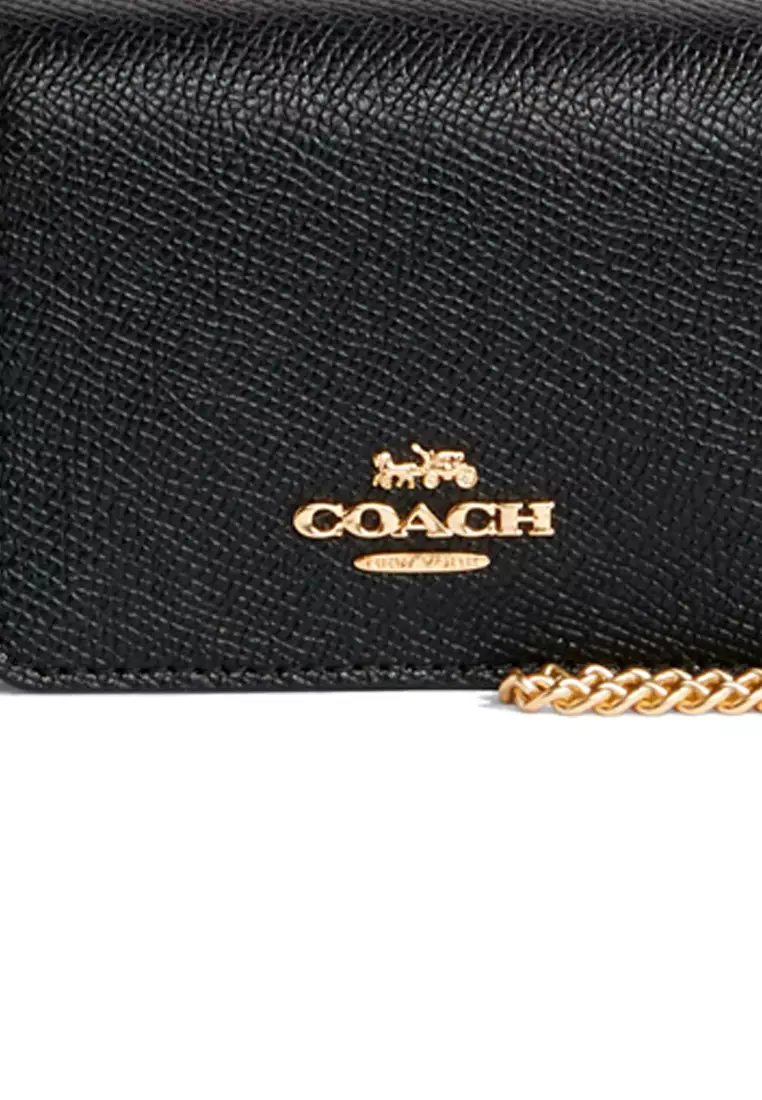 Buy Coach Coach Mini Wallet On A Chain C0059 Black 2024 Online ZALORA