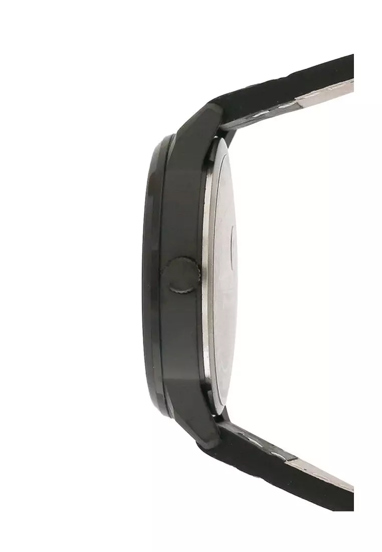 Alexandre Christie Jam Tangan Wanita - Black - Leather Strap - 1030 LDLIPBA