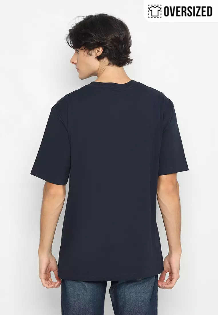 RBJ T-Shirt Cotton Combed Oversized Pria 2079250171
