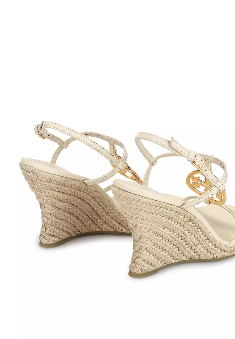 Tory burch medallion wedge online