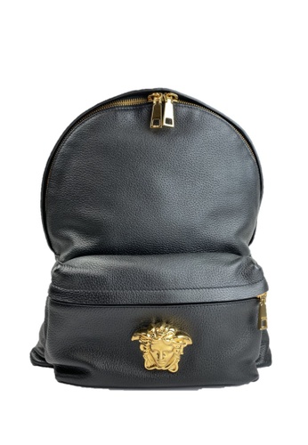 pre loved versace palazzo leather backpack