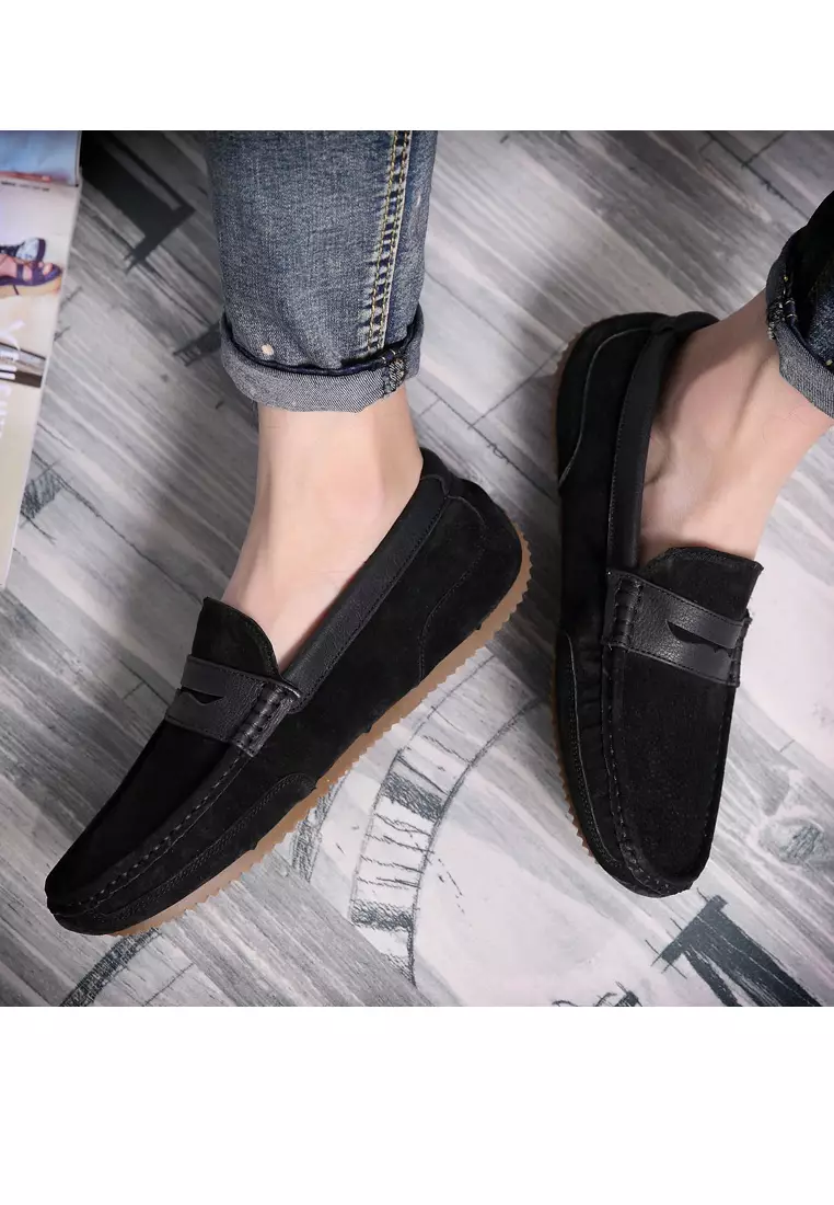 Color Matching Suede Loafers & Boat Shoes YY8900