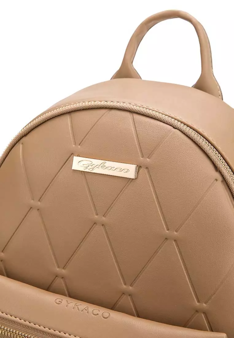 GYKACO KIMA Khaki - Tas Ransel Wanita - Fashion Backpack (IMPORT)