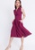 Hook Clothing red Wrap Front Flare Dress 1D4B1AA8EE82CCGS_1