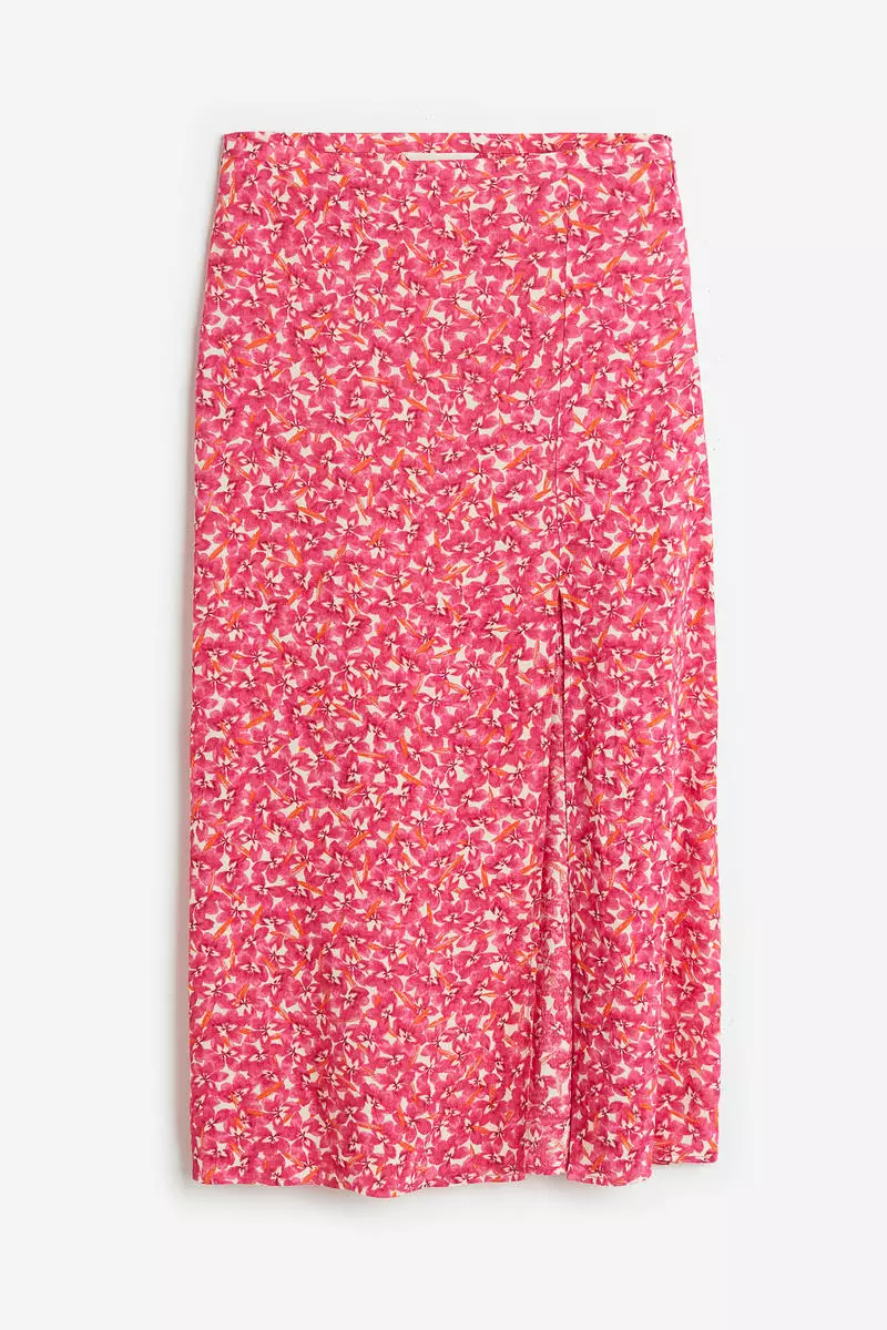 【送料&関税込】Saint Laurent Skin Pink Crepe Skirt Saint Laurent Skin Pink Crepe Skirt | italist