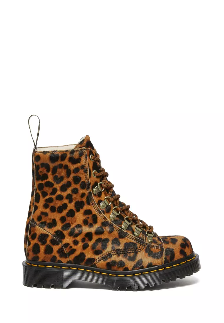 Discount on Dr. Martens  shoes - SKU: BARTON MADE IN ENGLAND LEOPARD HAIR ON BOOTS