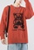 Twenty Eight Shoes red VANSA Unisex Bear Print Knitted Pullover Sweater VCU-Kw4010 2D754AAABEFCE8GS_2
