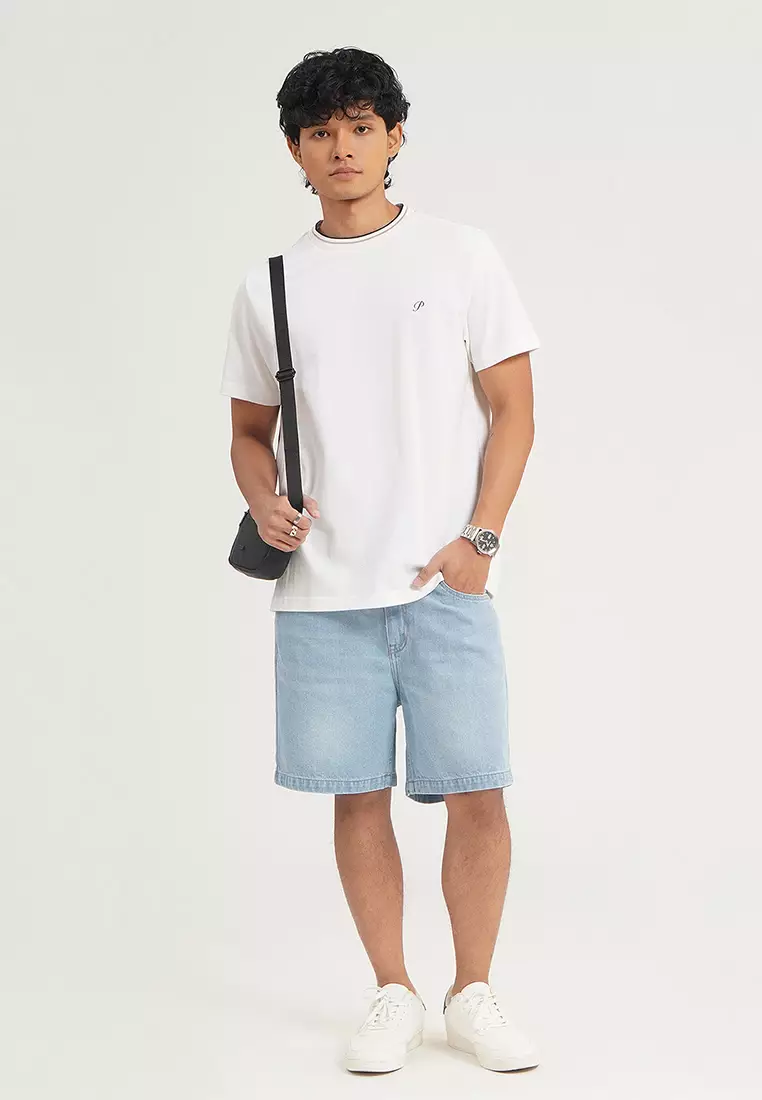 Regular Fit T-Shirt with Embroidery