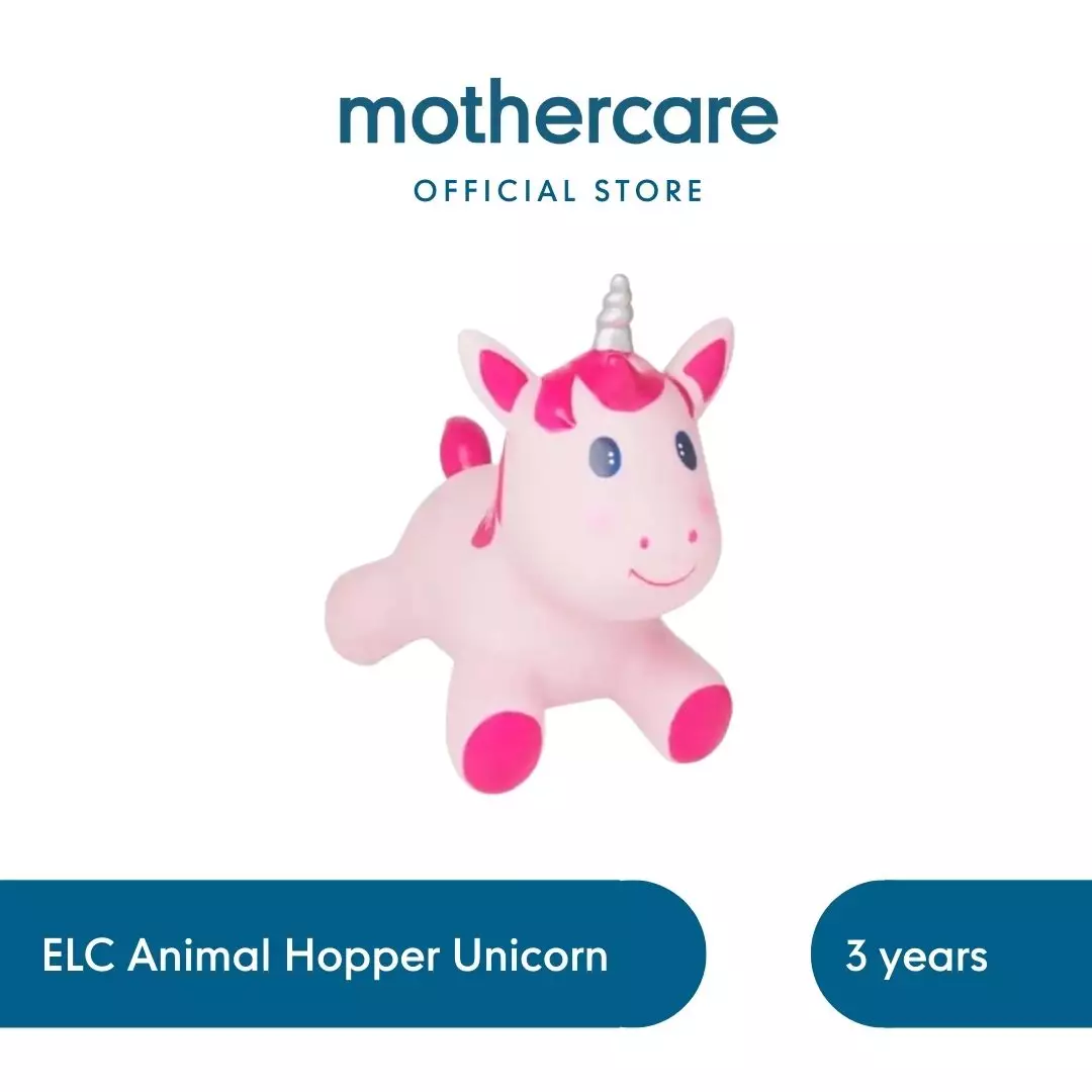 ELC Animal Hopper - Mainan Lompat Kuda Kudaan Karet Anak Bayi (Unicorn)