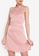 ZALORA OCCASION pink Satin Halter Dress 5CD26AA91ED16EGS_1