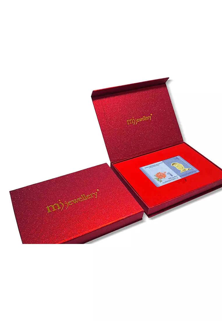 5G Gold Collection 999.9/24K Malaysian Ringgit Series Gold Bar (1g)
