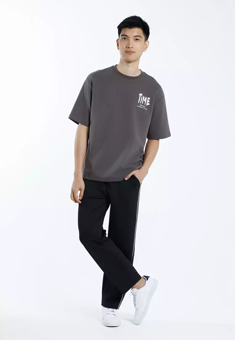 Forest Stretchable Jogger Pants Men Jogger Track Pants - 10819-01Black
