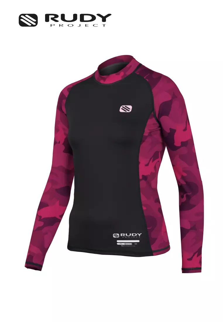 Riva Women's Long Sleeve Rash Guard - Fuschia