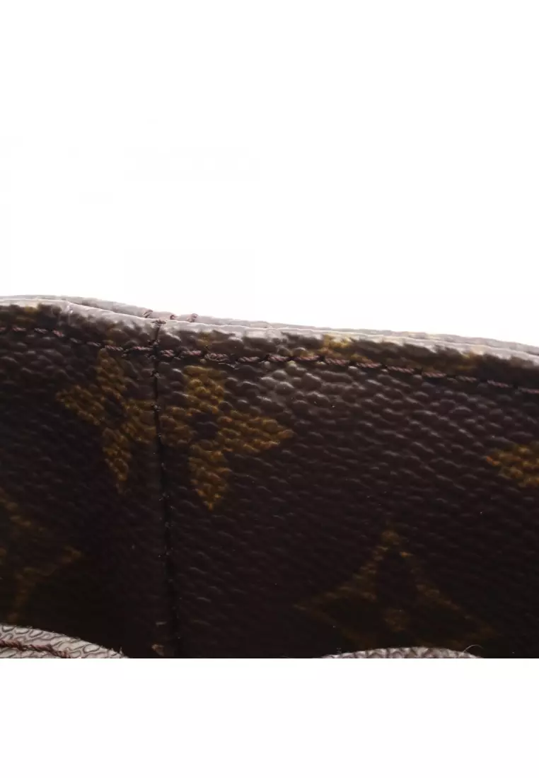 Pre-Loved Louis Vuitton Luco monogram Shoulder bag tote bag PVC leather Brown