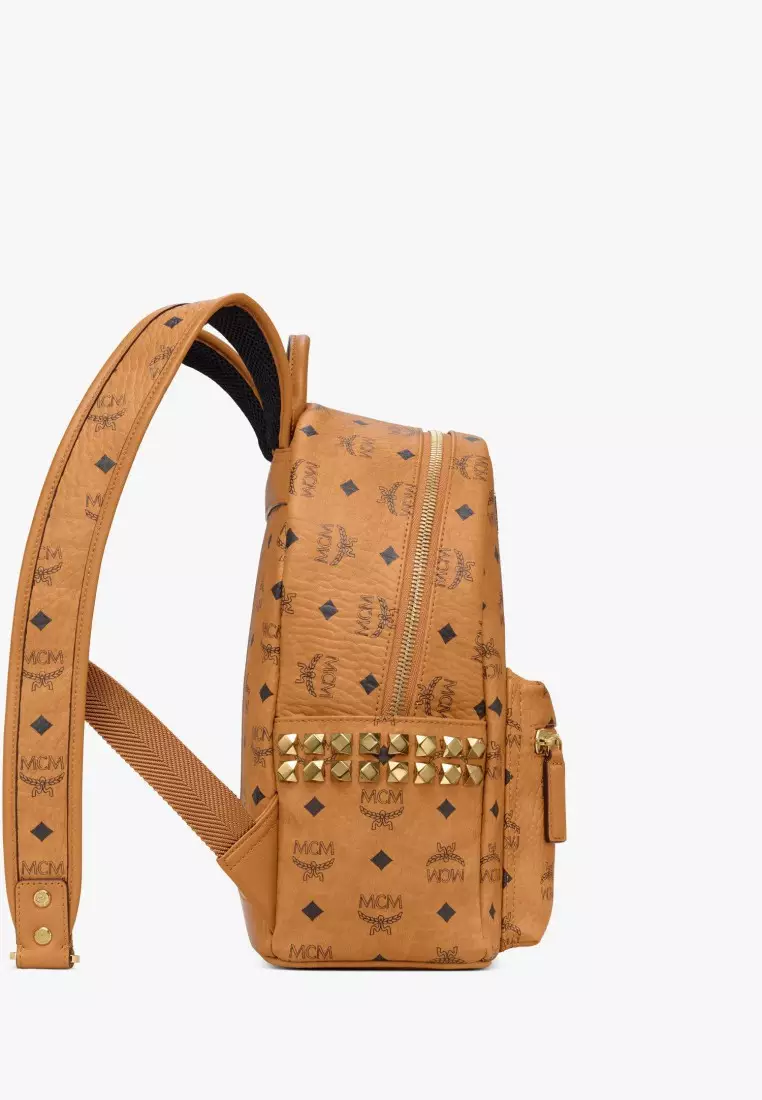 Buy MCM Stark Side Studs Backpack in Visetos 2024 Online ZALORA