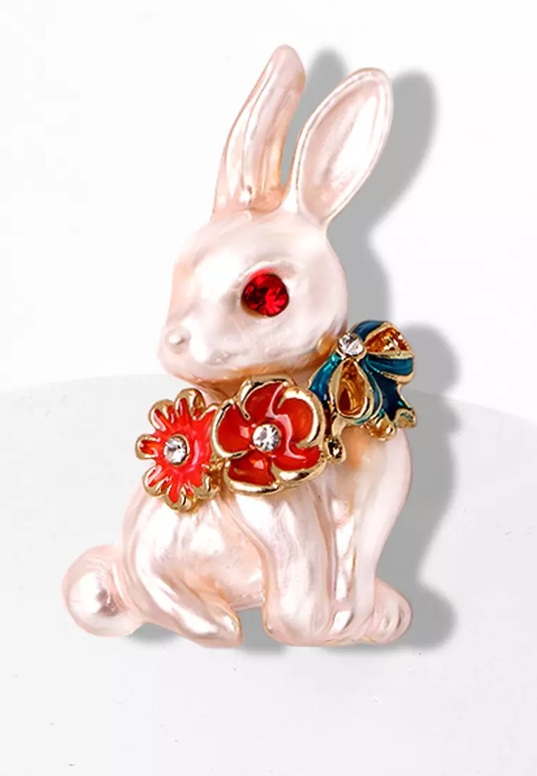 Rabbit brooch sale
