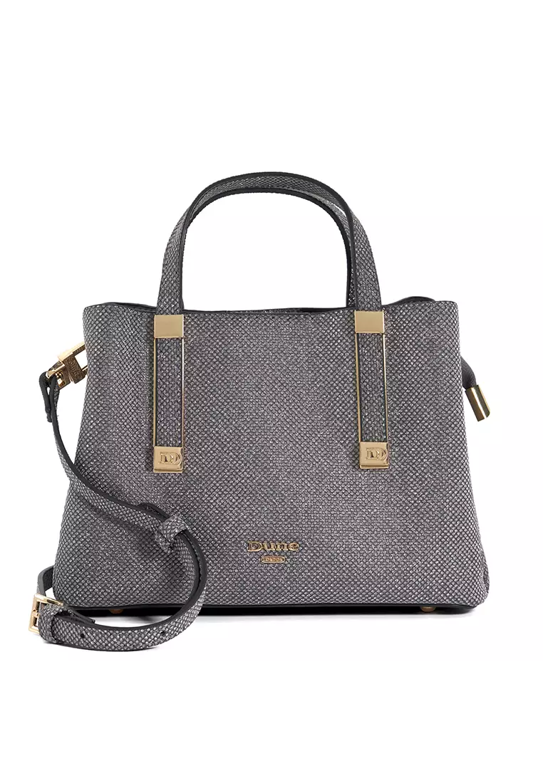 Buy Dune London Dinkiedorrie Mini Top Handle Bag Pewter 2024 Online ...