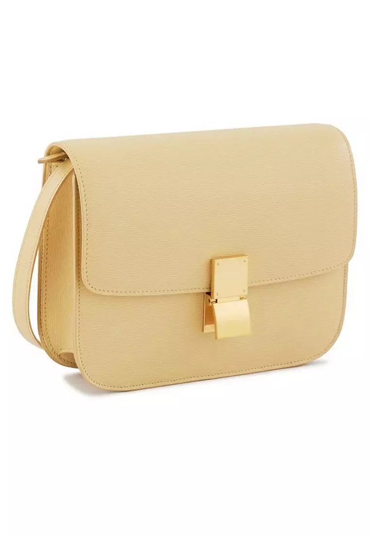 Buy CELINE Celine Medium Classic Crossbody Bag for Women in Sand 2024 ...