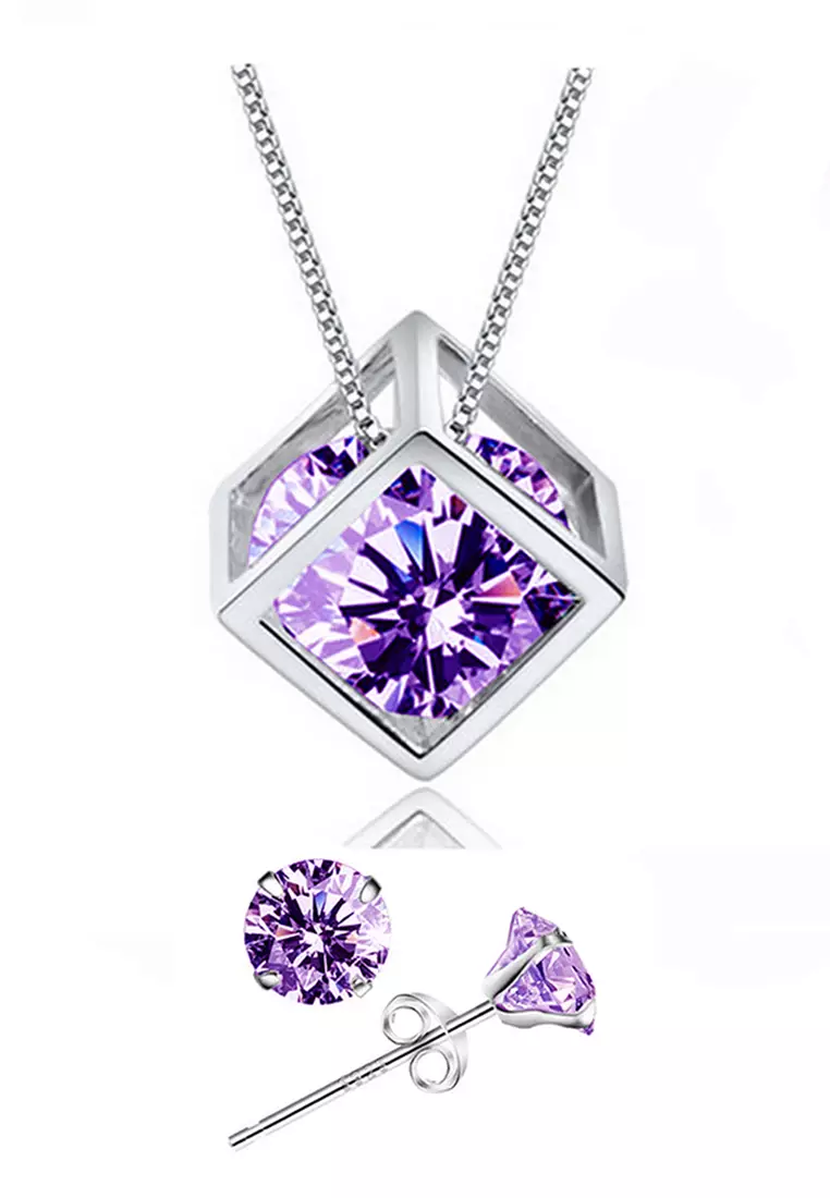 Purple necklaces new arrivals