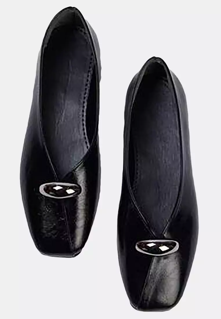 Square Toe Ballerinas