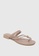 Milliot & Co. beige Tammie Toe Ring Sandals 8A933SH9CEA1DAGS_2
