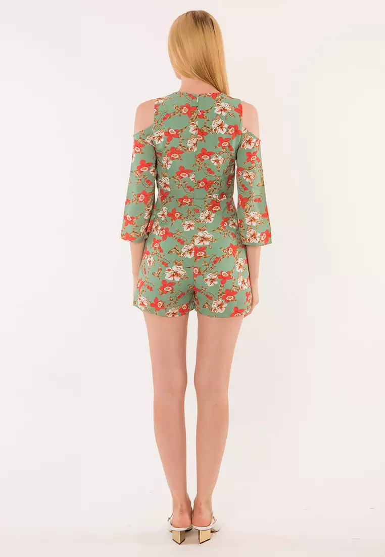 Floral Print Playsuit
