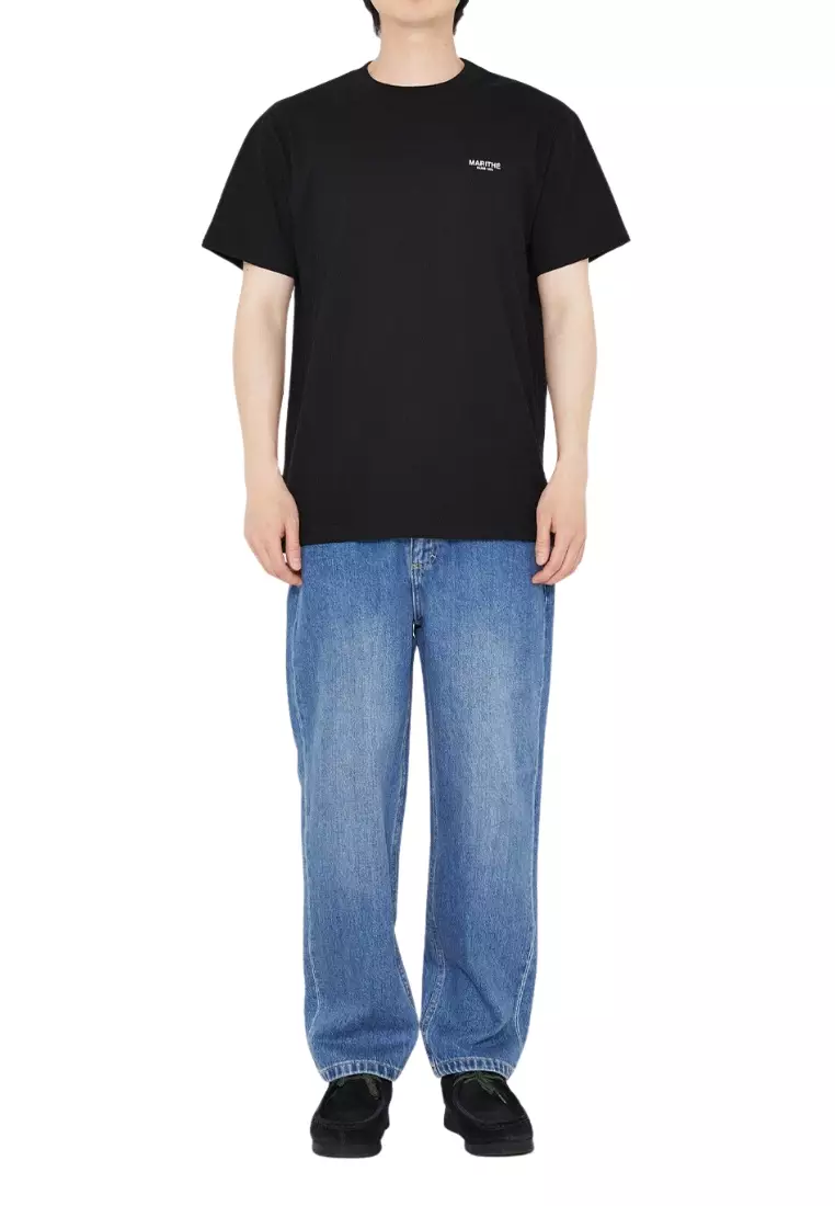 Tシャツ・カットソー [MARITHE]W 3PACK SMALL REGULAR LOGO TEE mix MARITHE】3PACK SMALL REGULAR LOGO TEE mix Tシャツ (Marithe +