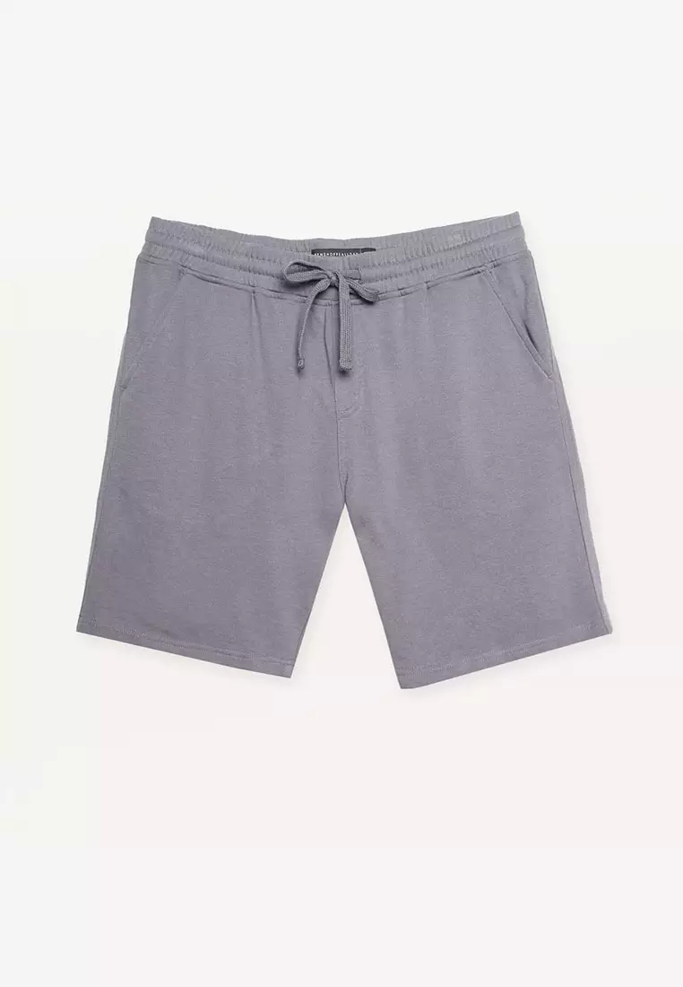 Buy Penshoppe Regular Fit Knit Shorts with Drawstring 2024 Online