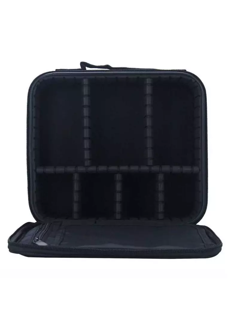 Erley Tas Koper Makeup Kosmetik Multifungsi Material Canvas ORIGINAL - Black