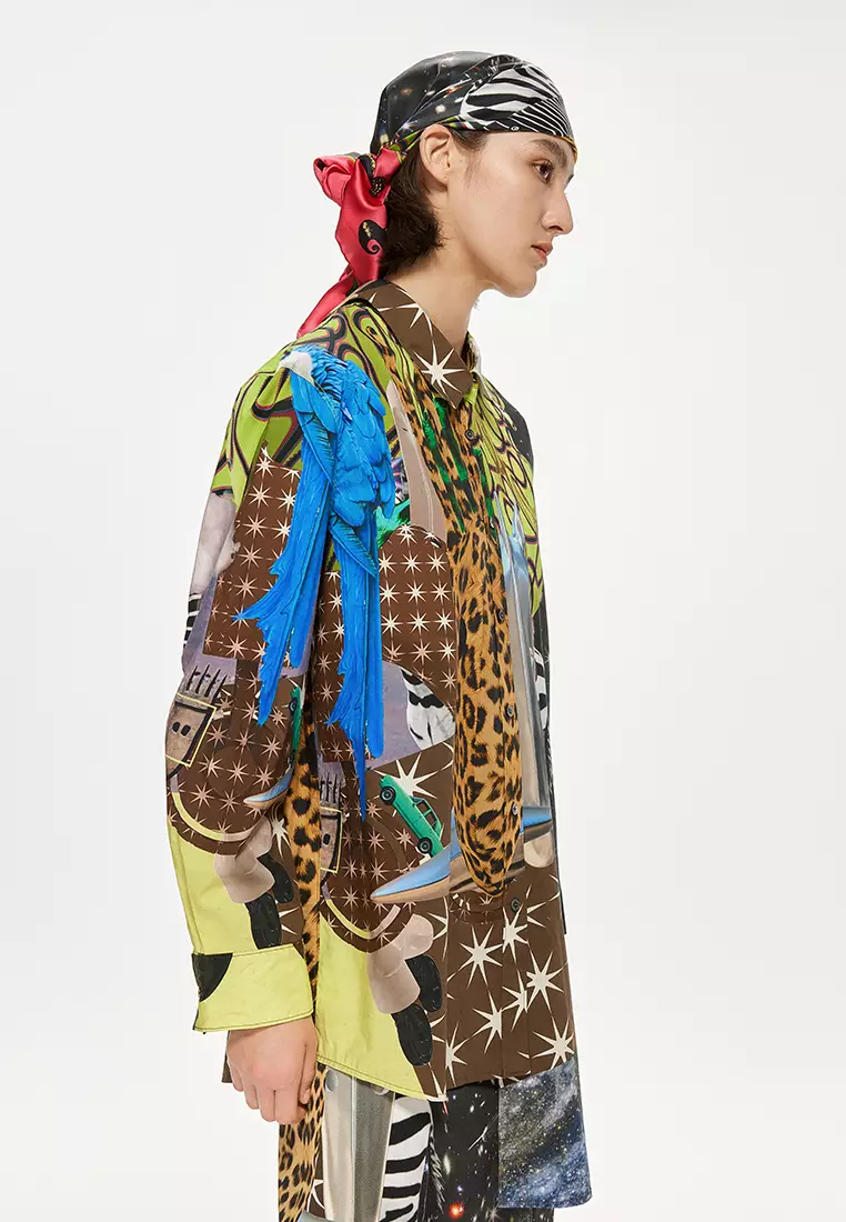 Long Sleeve Printed Shirt