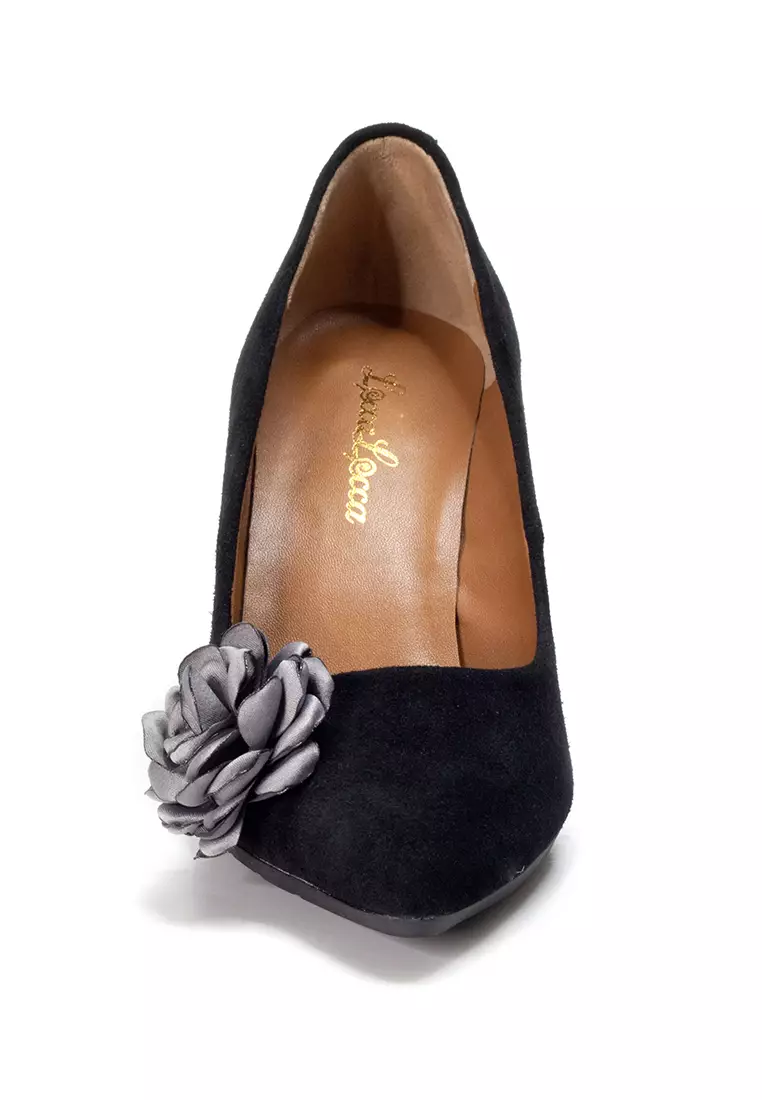 LeccaLecca Gorgeous Floral charms Pointy Heels