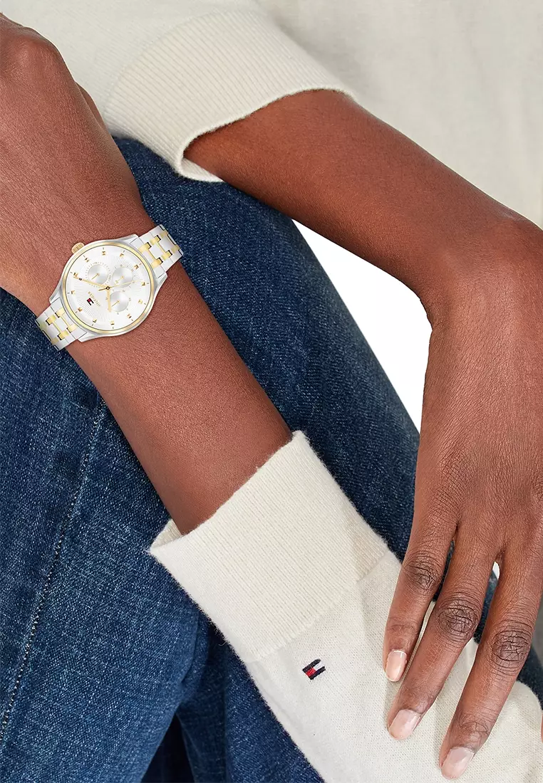 Women's Silver Stainless Steel Bracelet Analog Watch - TH1782750